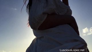 Luscious Lopez[1344823] #upskirt booty #ocean #outside #lusciouslopez [2018-04-17]-9