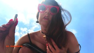 free porn clip 39 DommeTomorrow - Smoking Summer Upskirt, vr fetish on cumshot -7