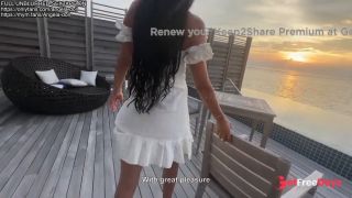 VLOG - This innocent girl gets fucked and swallows cum on vacation in the Maldives-8