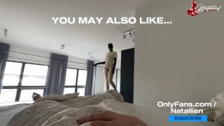 BDSM Porn Creamy Dildo Fuck in Latex Suit - Natallien-8