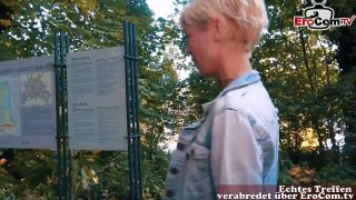 Tattooed Skinny German Milf Pick Up At The Street-1