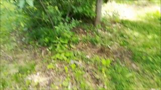 Alexandra Codefuck - Public Threesome At The City Park - Blowjob-4