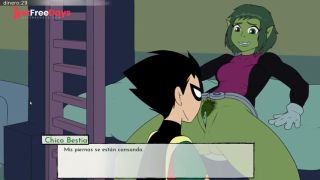 [GetFreeDays.com] 18Titans - Persuading Beast Boy to Let Us Play With Her Pussy - P14 Sex Leak February 2023-7