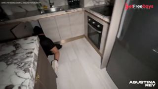 This Big Ass Thief was Caught Red-handed and got a Juicy Creampie in Her Tigh...-1