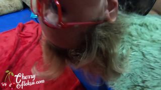 CherryAleksa - Cherry Aleksa in Red Latex Sloppy Sucking and Rough Anal Sex  - blonde - blonde russian amateur group-3