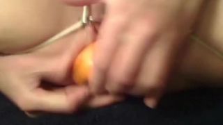 clip 34 Bizarre fruit insertions 544, busty blonde porn on fetish porn -1