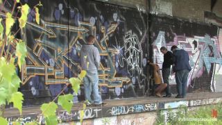 online video 42 Flexible redhead is bound and stripped naked in public, deep anal fisting on femdom porn -7