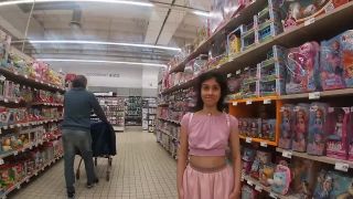 Upskirt No Panties At The Mall, Public Sex, Facial And Cumwalk 720p-3