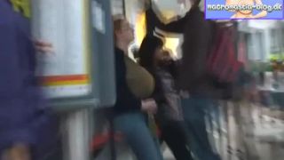 porn video 23 porno big ass licking candid – chick with massive macromastia standing in busstop, porn hd on big tits porn-1