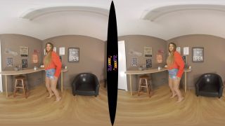 Busty Coffee Shop Nude Striptease (VR 180 3D-0