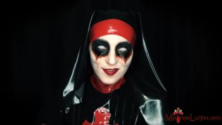 online video 43 MistressLucyXX A Nun Possessed, lipstick fetish on femdom porn -4