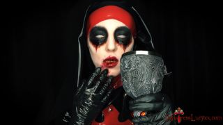 online video 43 MistressLucyXX A Nun Possessed, lipstick fetish on femdom porn -7
