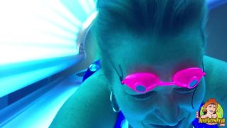 Dawn Marie – Naughty in the Tanning Bed, femdom domina on bbw -9