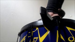 InkedDutch - Goddess Carmen plays drums (crush video)-8