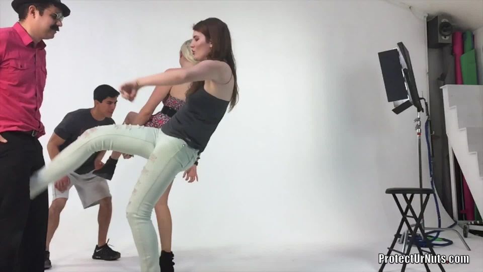 online xxx video 45 ProtectUrNuts - The Kick in the Balls Challenge - ballkicking - femdom porn saff femdom