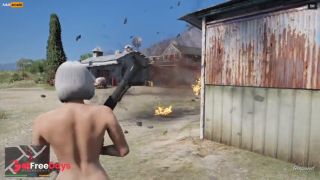 [GetFreeDays.com] GTA V Nude Mod Installed Game Play Part 15 GTA 5 Missions Story Mode Adult Clip May 2023-5