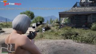 [GetFreeDays.com] GTA V Nude Mod Installed Game Play Part 15 GTA 5 Missions Story Mode Adult Clip May 2023-6