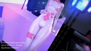 tunaynamalaya - Cyberpunk's Rebecca Seduced and Fucked You Hentai Fantasy Anal Cowgirl Animation-1