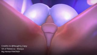 tunaynamalaya - Cyberpunk's Rebecca Seduced and Fucked You Hentai Fantasy Anal Cowgirl Animation-6