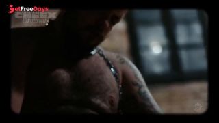Tattooed Muscular Man Teases Massive Dick While Jerking-7