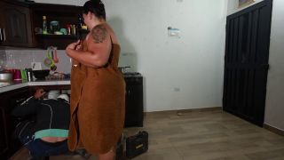 Chicovergon20cm,Latina_onlyfans1 - Plumbing worker fucking a very hot girl at work-1