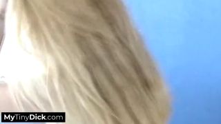 Small Penis Hot teen takes her time with his tiny cock-9