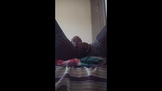 Mature Porn Cuming with small dildo in my pussy while laying on bed-1