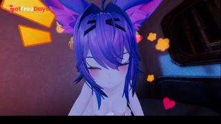 VRChat - Girl is having fun with her big Dildo-9