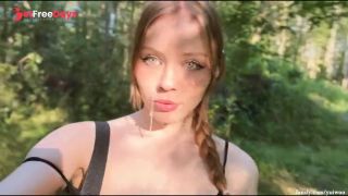 [GetFreeDays.com] BEST blowjob in the FOREST from a Blonde with Green eyes Sex Stream May 2023-9