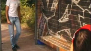 Online Fetish video Teen couple sex on bus stop-4