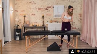 FANTASY MASSAGE  Sexy Masseuse Bunny Colby Gets Horny While Massaging G-1