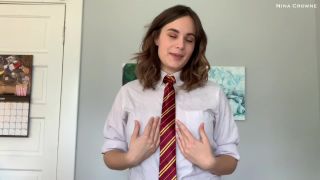 porn clip 8 Nina Crowne – Hermione’s Uses Your Sex Energy Part 1, pvc fetish on masturbation porn -5