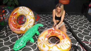 Custom Fetish - Amber Inflates Compares Pool Float - Fetish-4