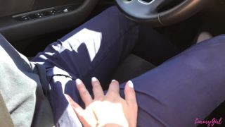 Outdoor Blowjob In The Car, Young Babe In A Cabriolet-0