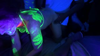 Glow Party! Bukkake Gangbang For Cumhungry Slut Vanessa Cliff.-9