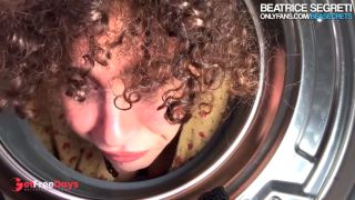 Was Fucked in Doggystyle, while Doing Laundry, He Cummed on Her-3