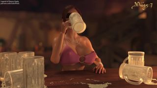 [Guilty] Tavern Wench Challenge [2018, 3D Animation, Legend of Queen Opala, LoQO, Gabrielle, Sex, Cum, Big Tits, Inflation, Beast, Horsecock, HDRip, 720p] | big tits | 3d-6