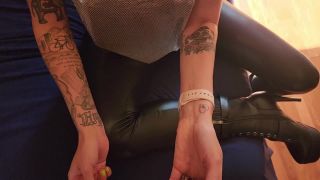 Clips4sale Goddess Fucks Cuckold Chastity Slave Bitch makes him Suck Dick (Femdom porn)-1