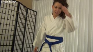 porn clip 5 Bailey Earns Her Red Belt - Karate Domination -, asian femdom strapon on feet porn -0