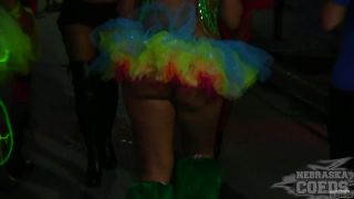 Fantasy Fest Live 2018 Week Street Festival Girls Flashing Boobs Pussy And Body Paint pantyhose -4