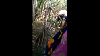 Desi aunty and old man caught having sex public forest video by-7