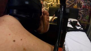 fetish Gone with the Whip Gone with the Whip aka gonewiththewhip - 06-05-2024 OnlyFans Video - Dungeon Foot Worship My loyal chastity foot slave is tied up to a bdsm furniture and video-5