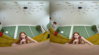 Cherry Crush VR - Teen Redhead Pussy Sex in Red 3840p-9