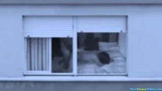 Mature couple fucking by the window-8