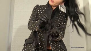 Mutual leather glove pleasure -  Femdom-8