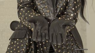 Mutual leather glove pleasure -  Femdom-9