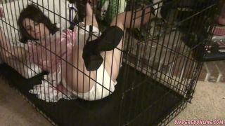 DiaperedonlineDolly Dolly Struggling Maid in Cage-7