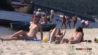 clip 34 hardcore rimming Nice rack and curvy ass on display by a nude teen, beach on hardcore porn-0