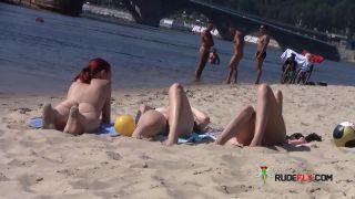 clip 34 hardcore rimming Nice rack and curvy ass on display by a nude teen, beach on hardcore porn-9