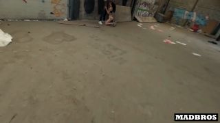Onlyfans - A Little Tattooed Goth Cheats On Her Boyfriend And Gets Ass Fucked By a BBC In Urbex Madbrosx - Oral-5